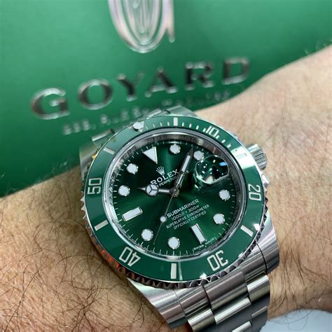 green and white rolex|Rolex submariner 41mm green bezel.